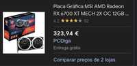 Vendo rx 6700 x nova