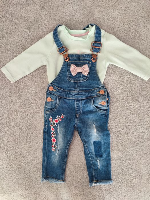 Джинсовий комбенізон + кофтинка
