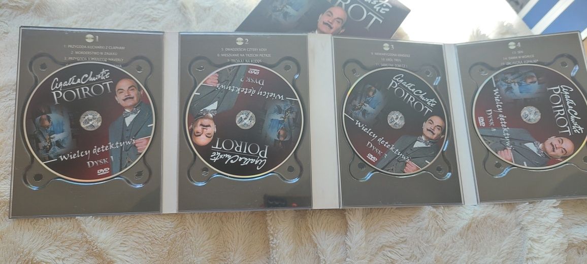 Agatha Christie Poirot 4x DVD film