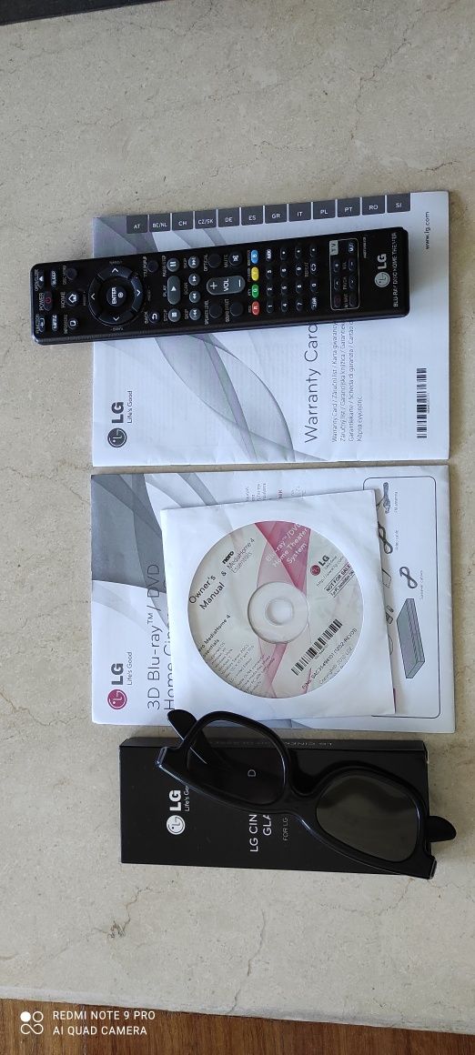 Sistema de som LG 2.1 + leitor blu-ray