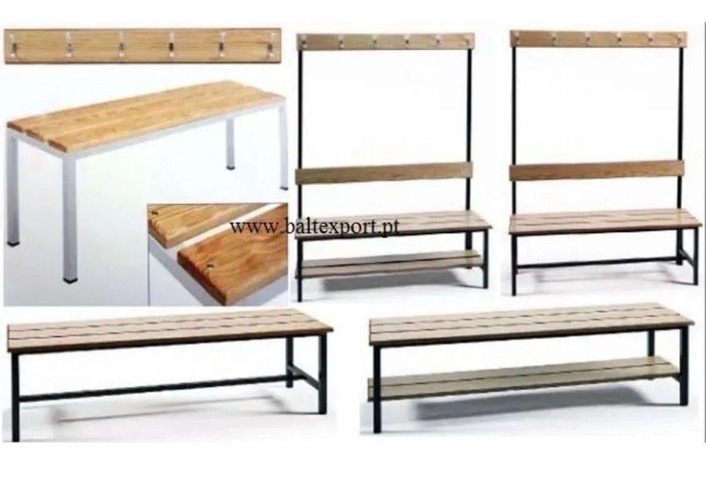 Banco Balneario p/ Ginasio Industria Escolas Piscinas Vestiario NOVO