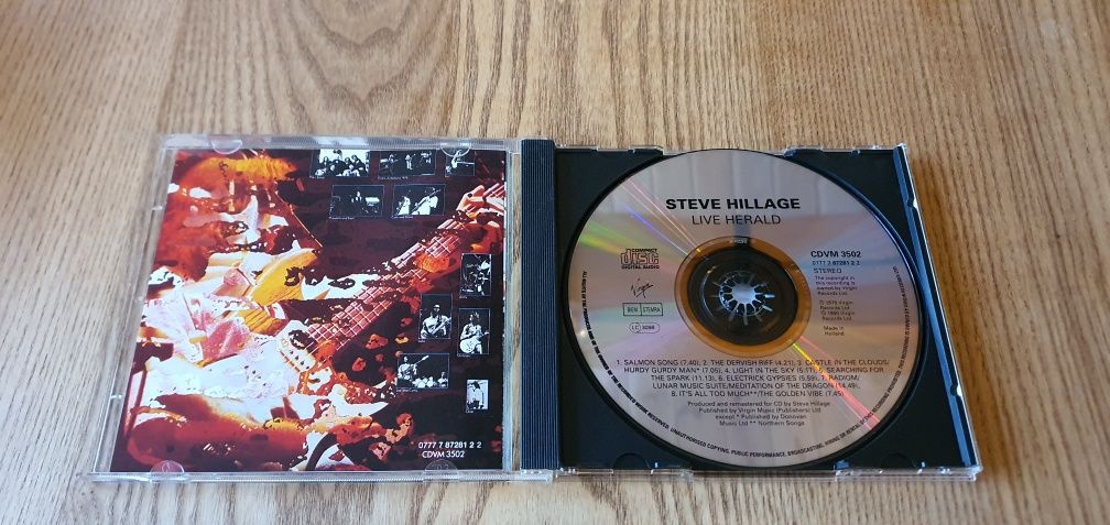 hillage steve - live herald