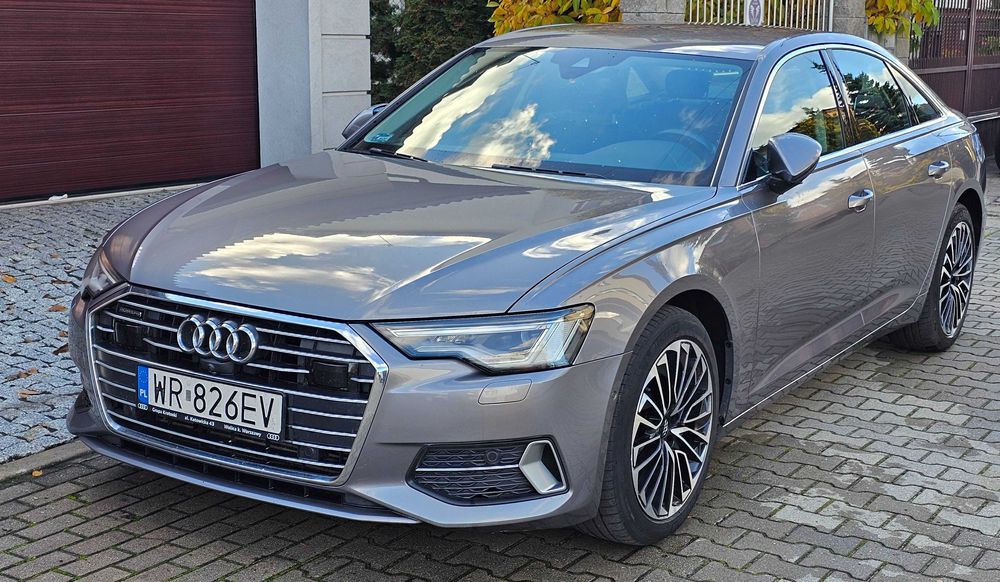 Audi A6 2020r 50TDI 3.0 286KM, quattro, lampy LED Matrix,  2 kplt kół