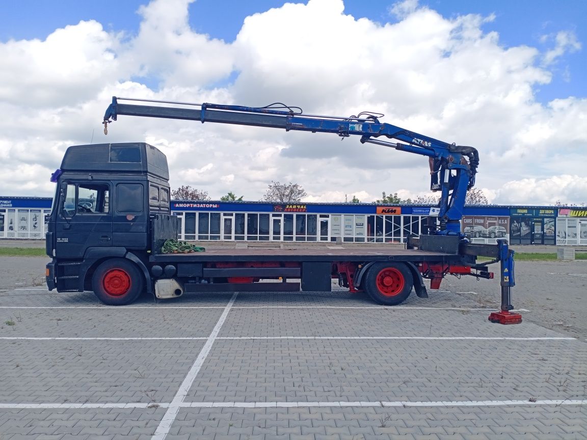 Продам Мана 10т с краном манипулятором Атлас 125