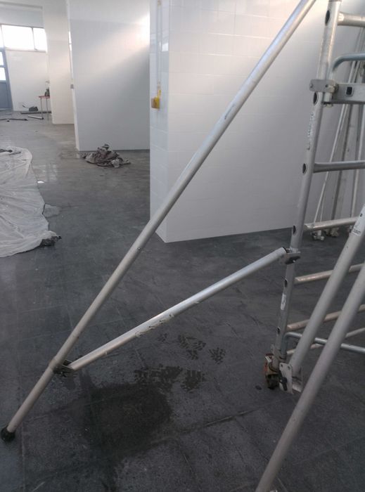 Plataforma de andaime em alumínio