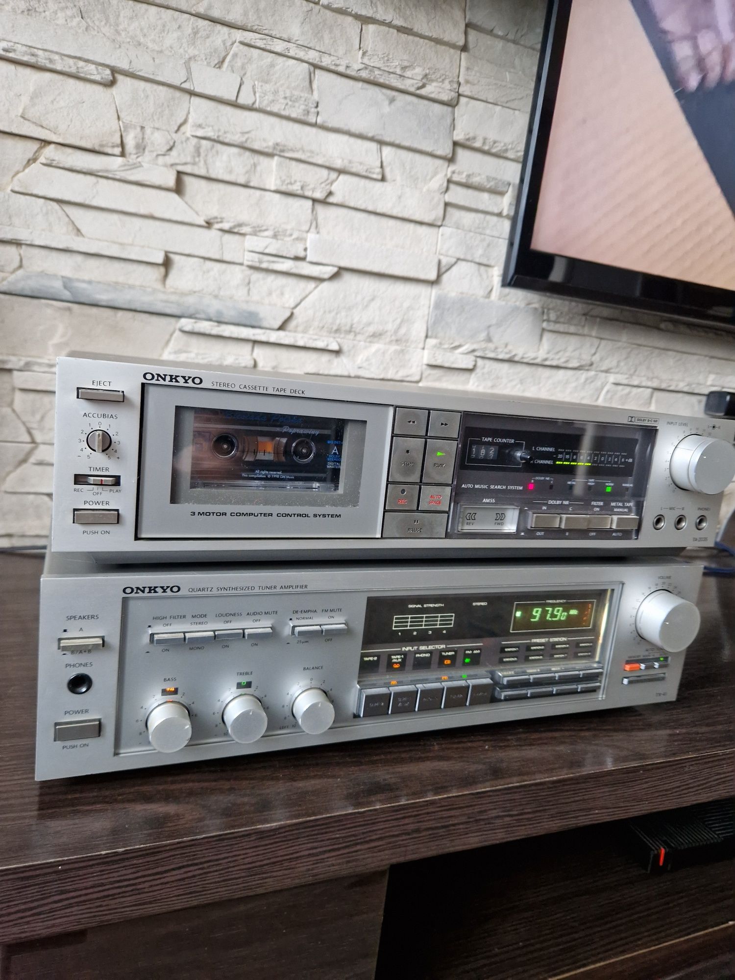 Wzmacniacz i Deck   Onkyo