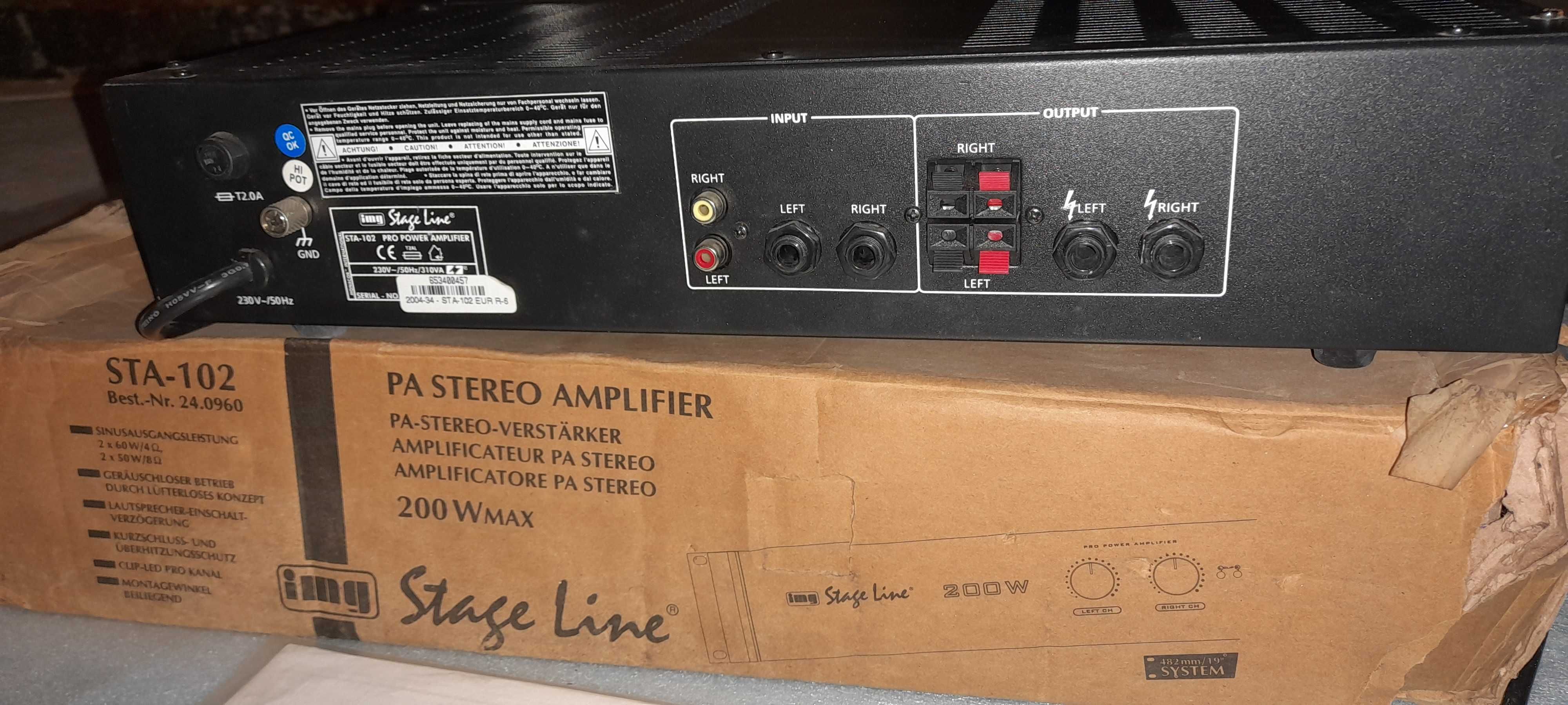 Img Stage Line sta-102 wzmacniacz 200w (Vintage OLO)