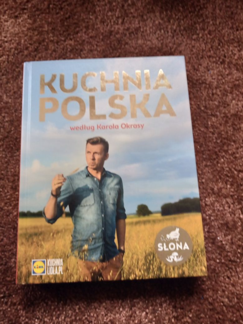 Książka " Kuchnia Polska" według Karola Okrasy