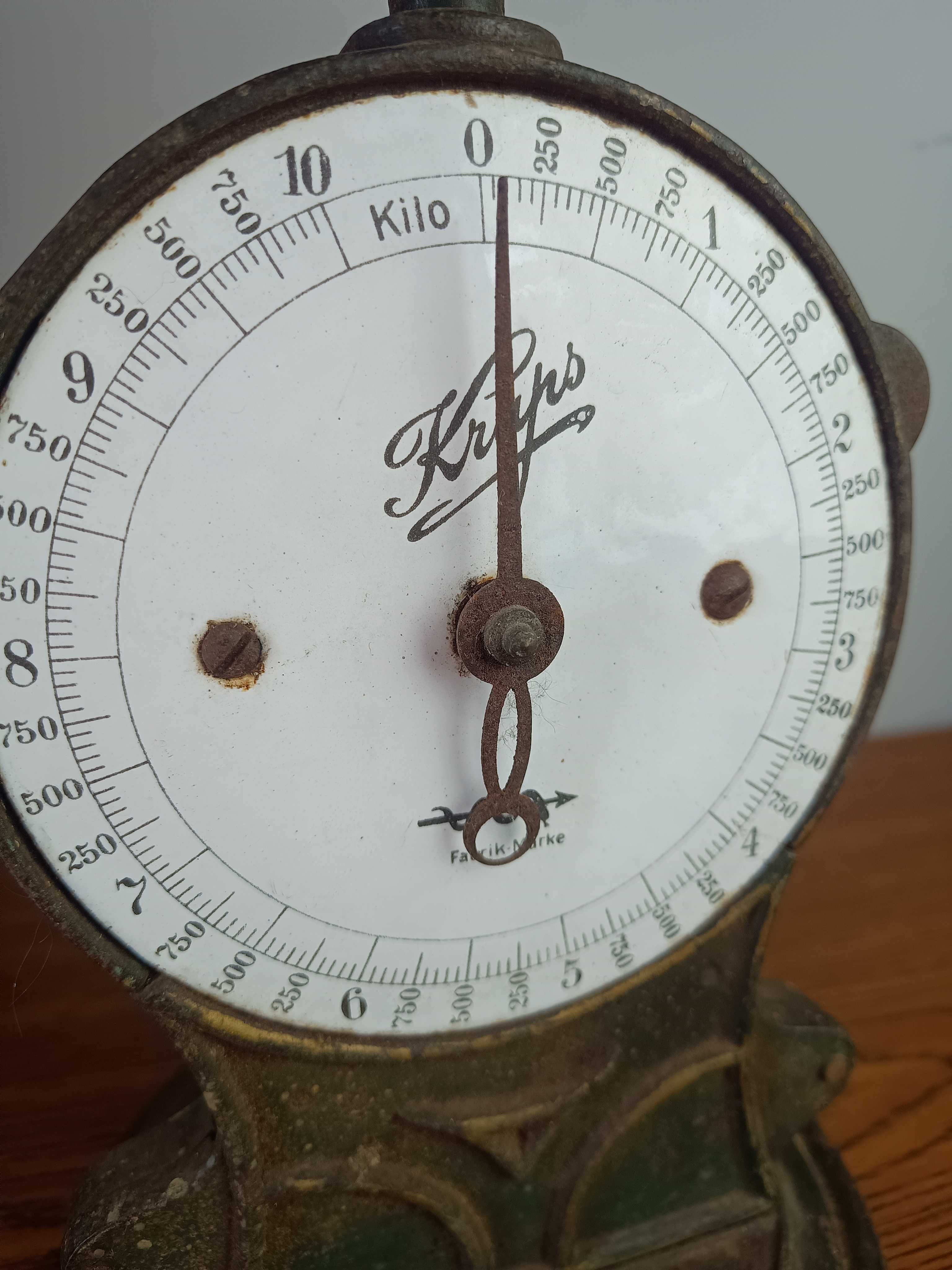 Stara waga szalkowa Krups Fabrik-Marke
