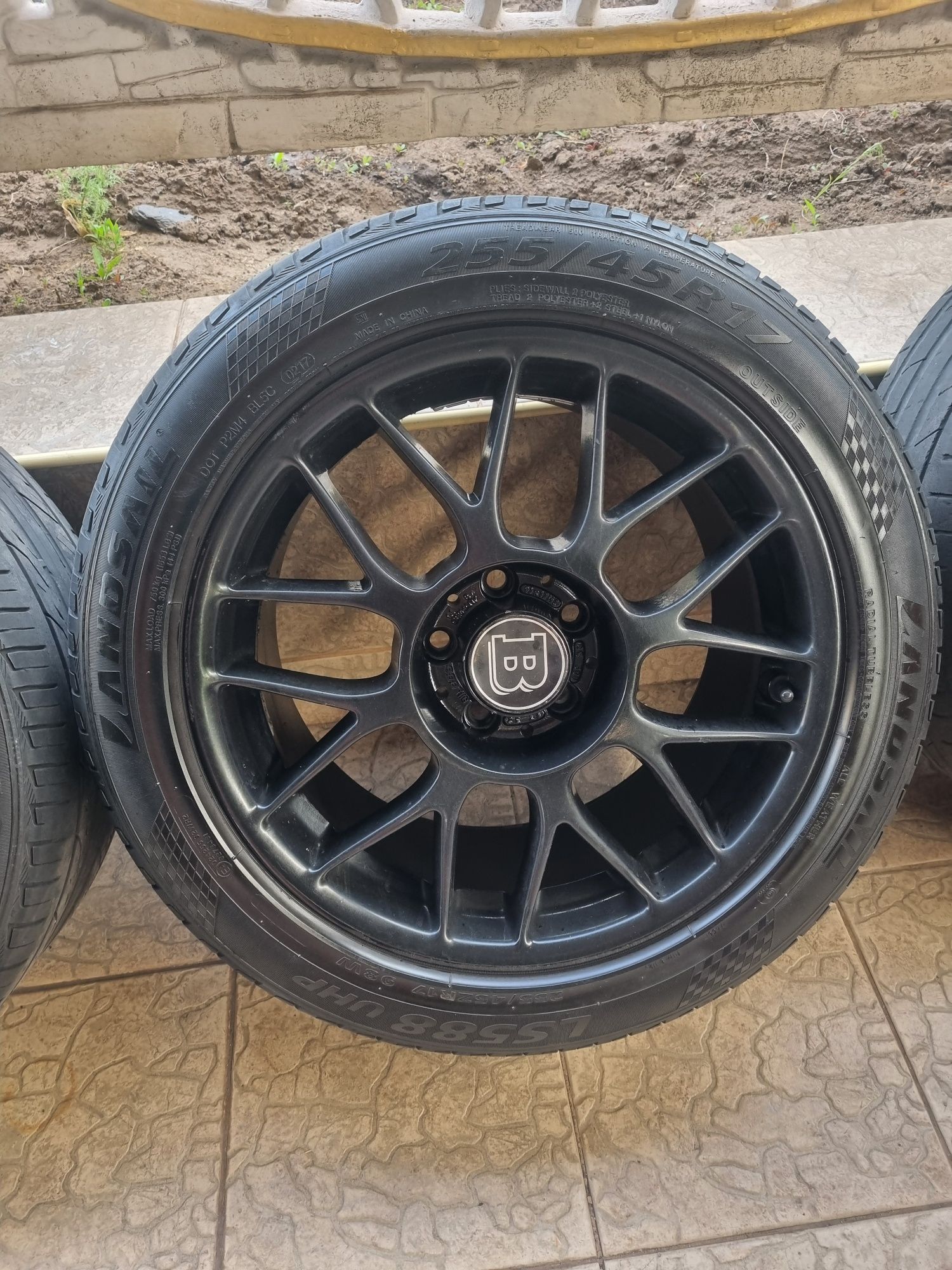 Диски BBS R17 разноширокие оригинал с резиной