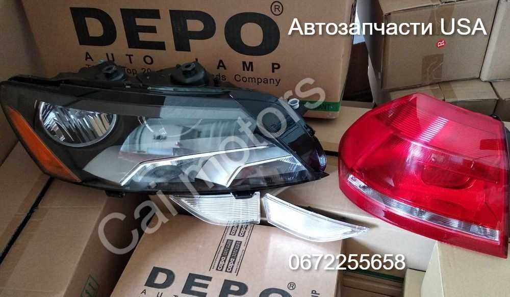 Фара передняя правая левая Passat B7 B8