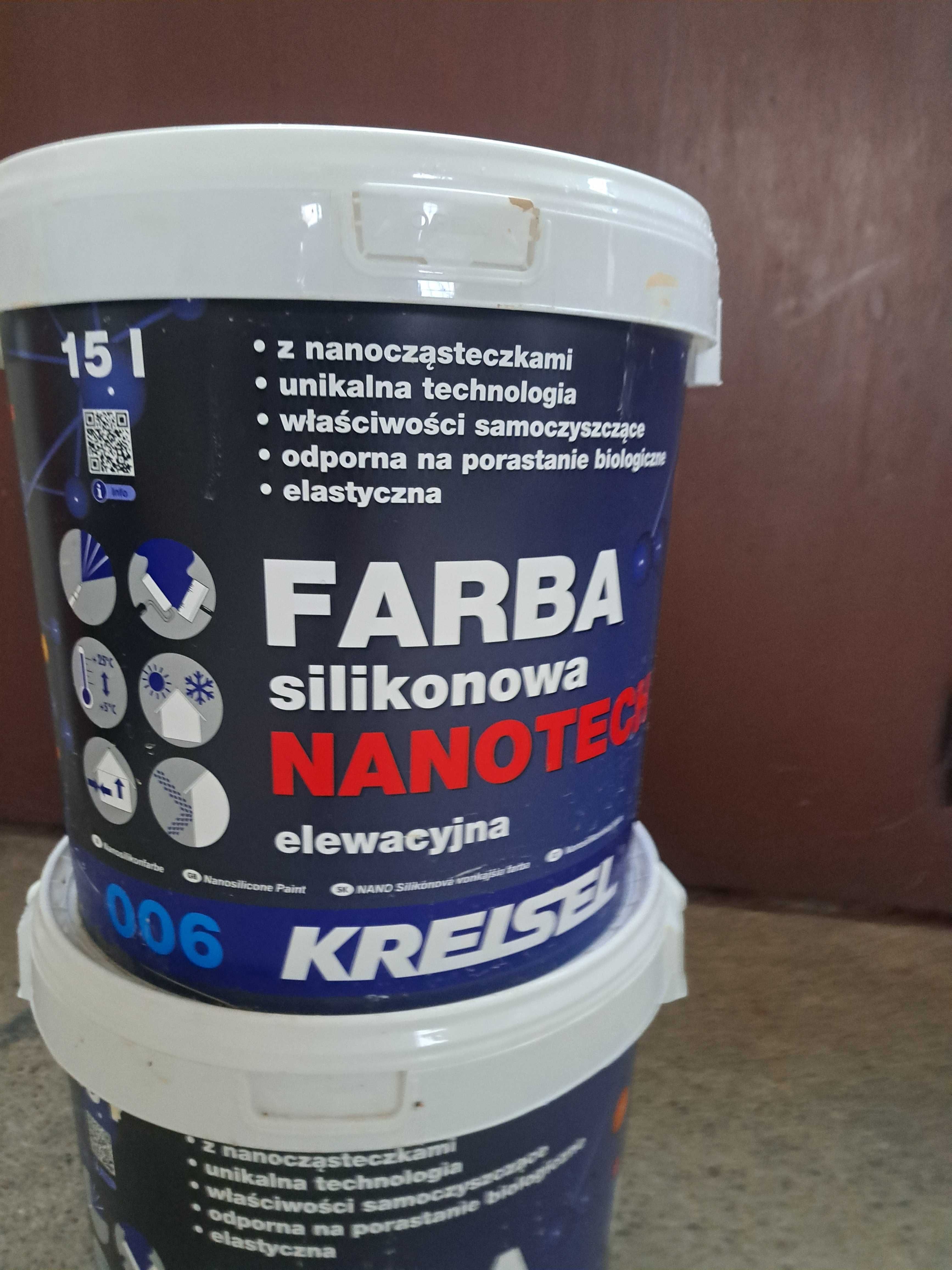 Farba silikonowa nanotech elewacyjna firmy kreisel
