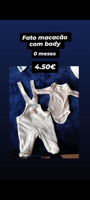 Roupa para bebê em 2 mão