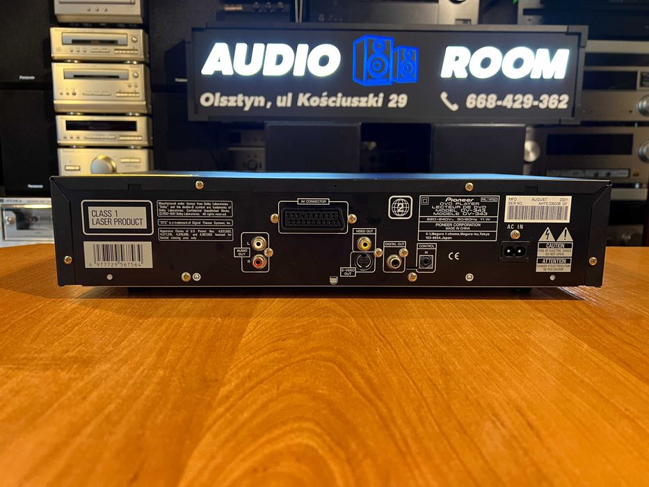 Odtwarzacz płyt CD/DVD Pioneer DV-343 Audio Room