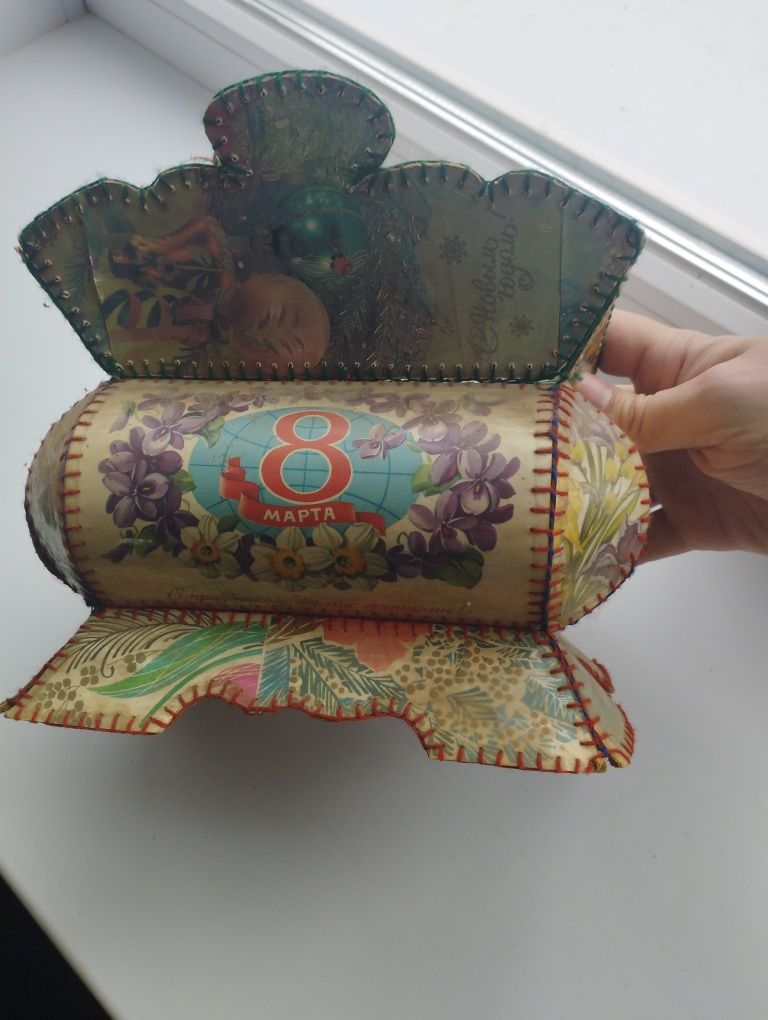 Шкатулка из открыток СССР