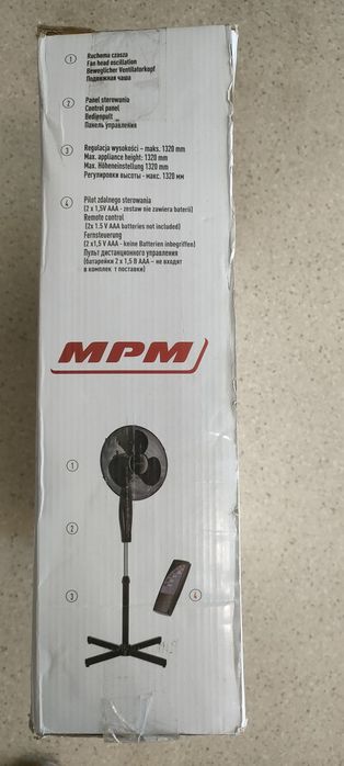 Wentylator wiatrak MPM 50W z pilotem