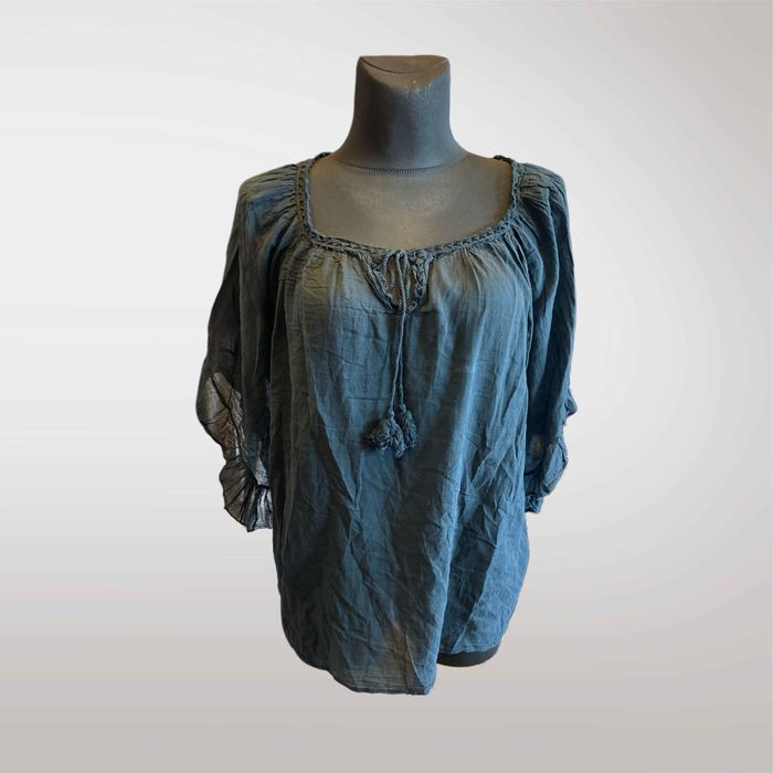 Bluzka Tunika Damska Boho Żółty