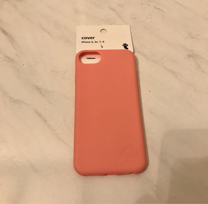 Etui pokrowiec plecki cover na iPhone 6 6S 7 8 różowe koralowe
