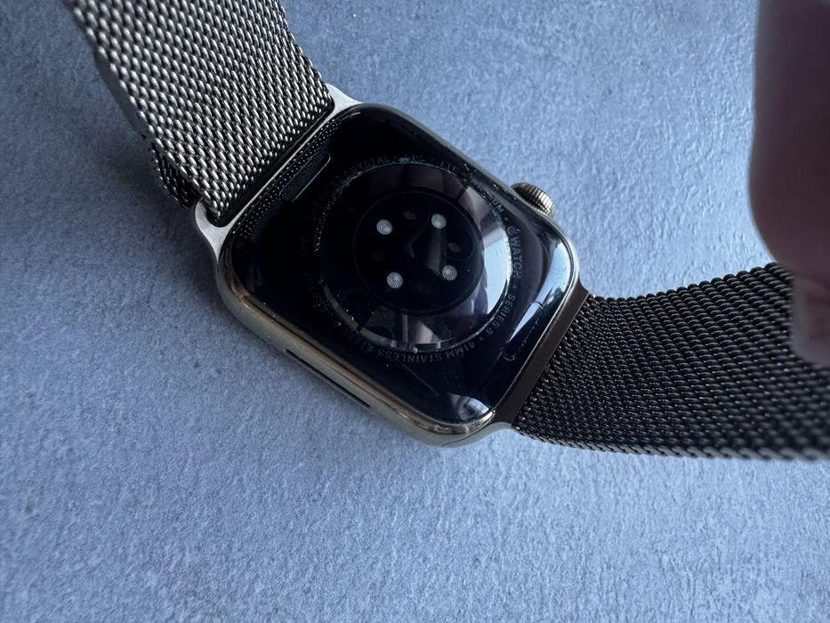 Apple watch seria 8 zloty 41mm cellular + bransoleta mediolanska