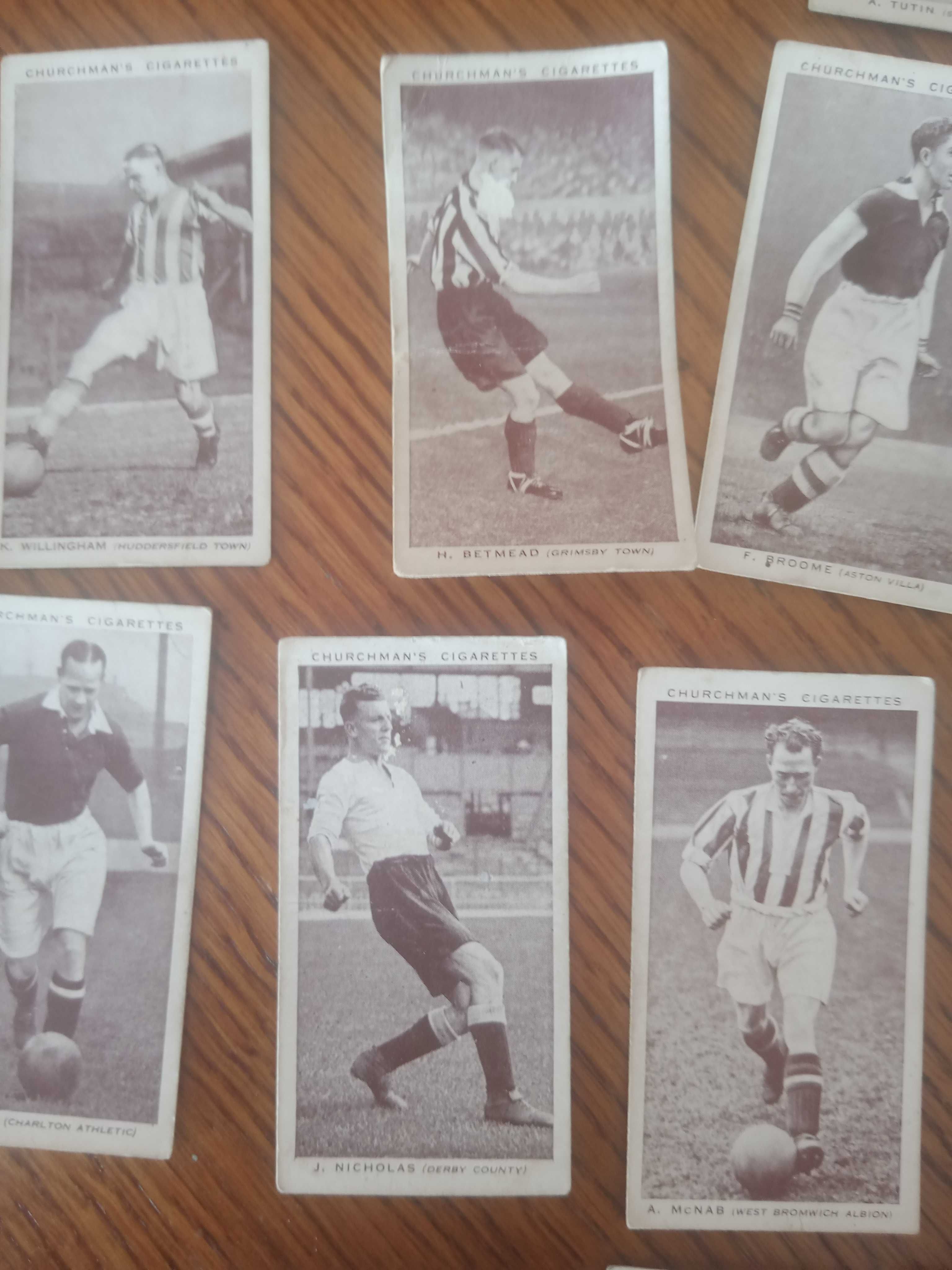 Kolekcjonerskie karty Wills's Cigarette  associations footballers