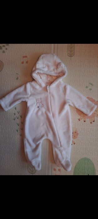 Плюшевий дитячий комбінезон на 3 - 6 місяців