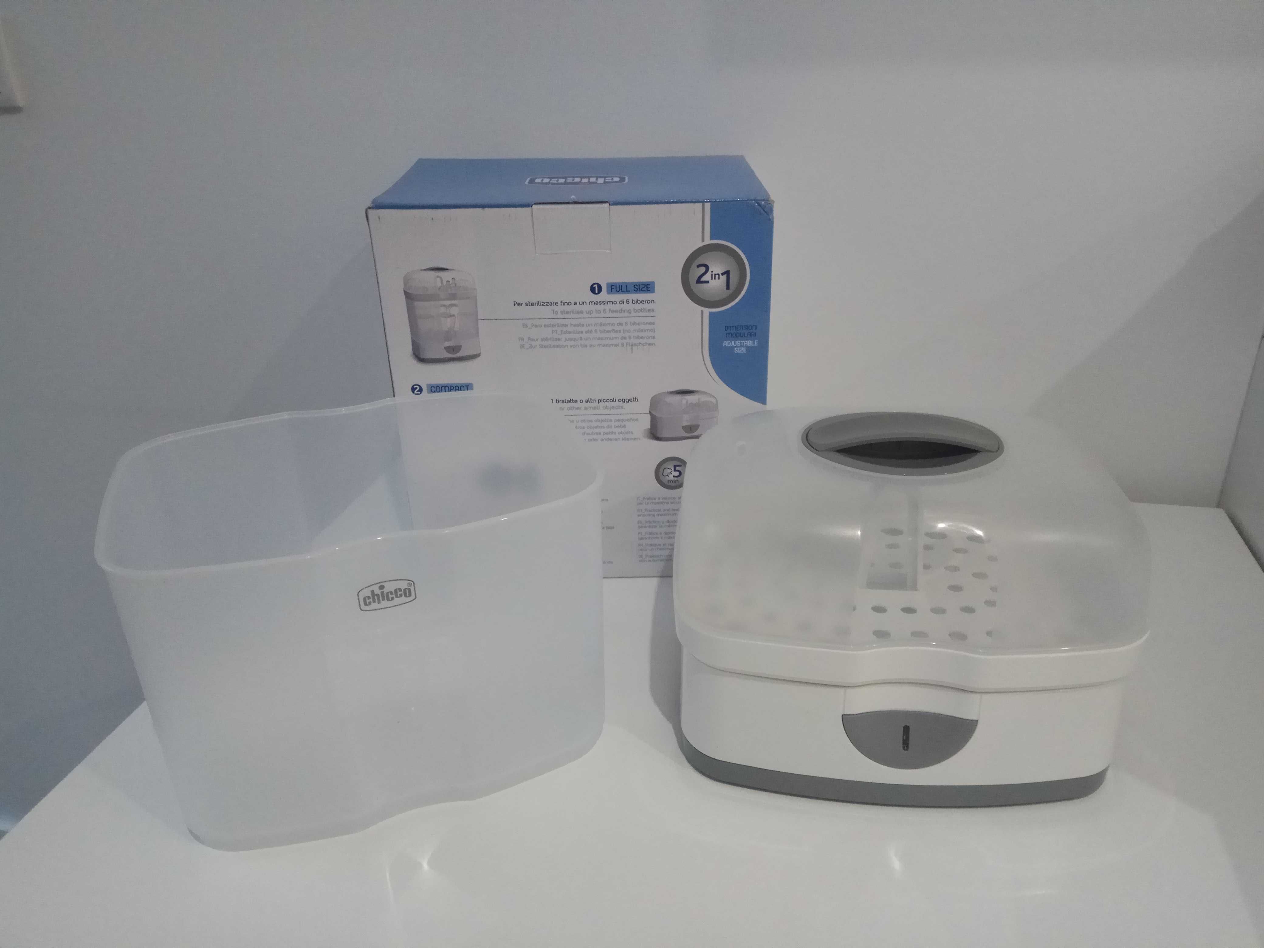 Esterilizador Chicco Steril 2em1 + Oferta esterilizador Bébé Confort