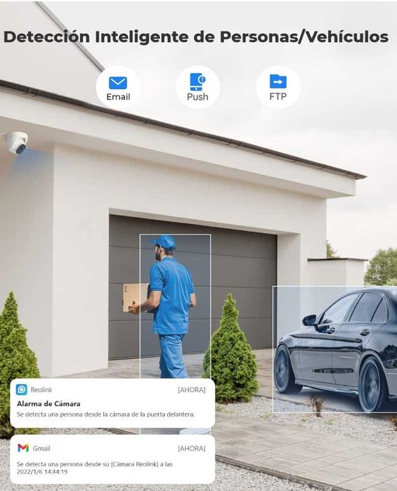 Reolink 4K 8MP Câmara de vigilância PoE exterior/interior