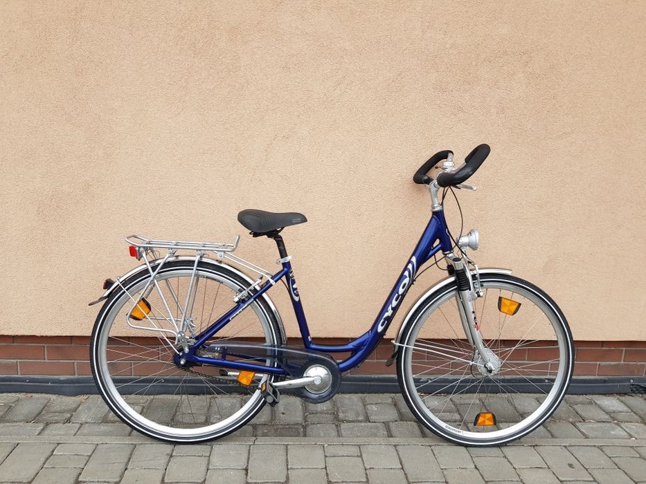 Damka CYCO koła 28 cali SHIMANO ALUMINIUM dynamo jak nowa WYSYŁKA
