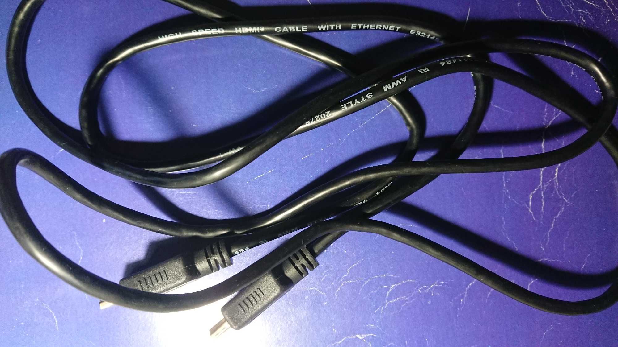 Пропоную кабель-перехідник mini DP to DVI, та кабель HDMI to HDMI