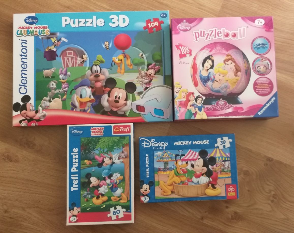 Puzzle, 3D, puzzleball, trefl, clementoni, ravensburger