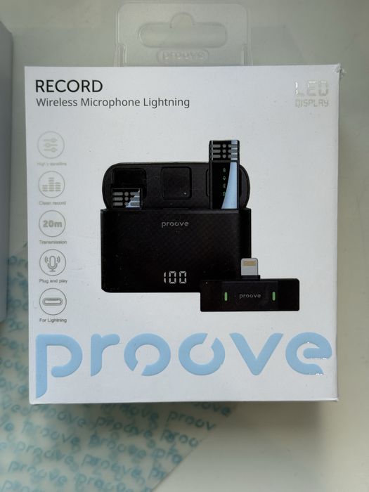 Бездротовий мікрофон Proove Record Lightning