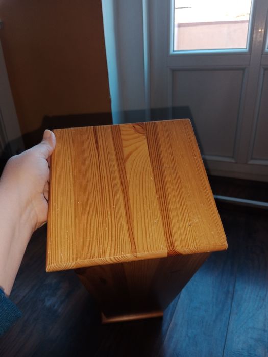Drewniana Szafka półka na płyty CD wysokość 67,5cm