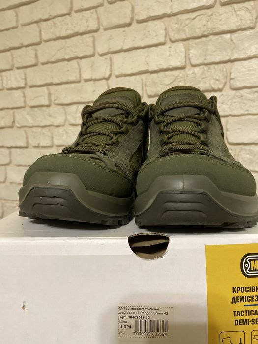 Тактичні кросівки чоботи демісезонні M-TAC RANGER GREEN