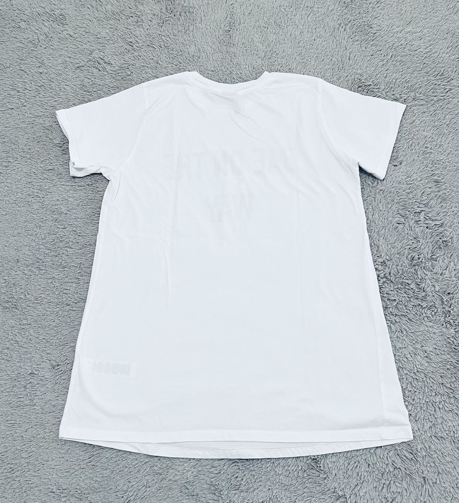 Asos r. S M bialy damski tshirt oversize