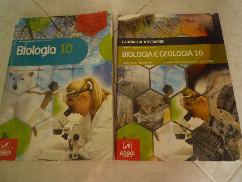 Manual de Biologia e caderno de actividades biologia/geologia 10ºAreal