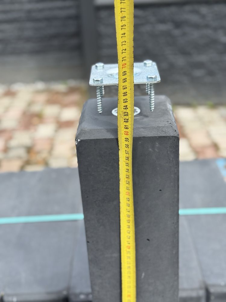 Stopa Betonowa pod Zadaszenie / Pergola / Lampy / Taras itp