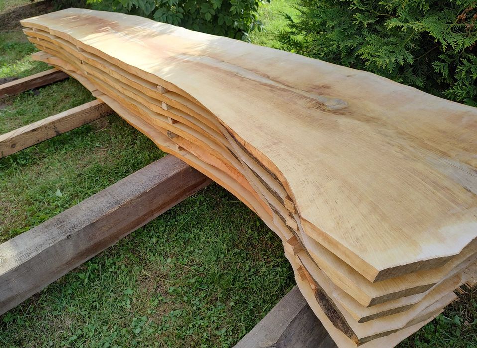 Deski Dębowe Brzozowe Lipowe - Kloc Dębowy Monolit Dąb