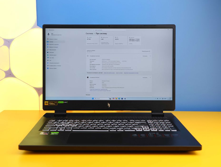 Ноутбук Acer Nitro 17 AN17-42-R7G8 (151088) Б/У З ГАРАНТІЄЮ