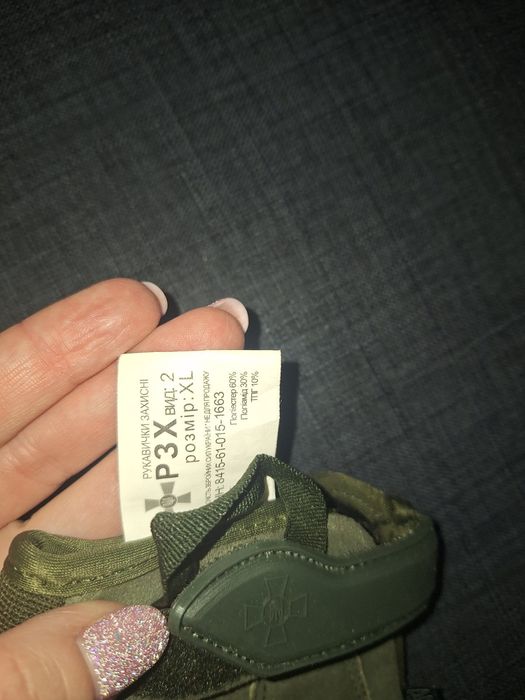 Рукавиці тактичні олива. Нові