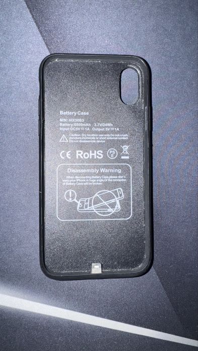 Capa Powerbank iPhone X