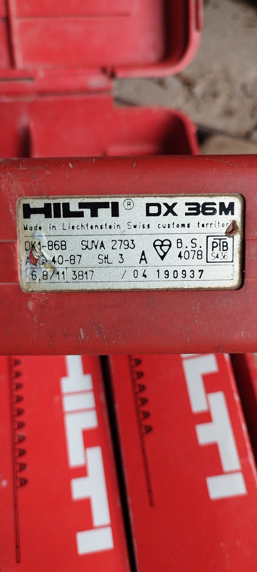 Пороховий пістолет Hilti DX 36M