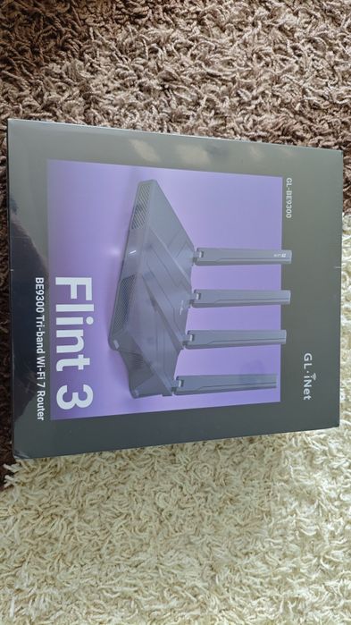 Router GLinet Flint 3 nowy folia Wi-Fi 7