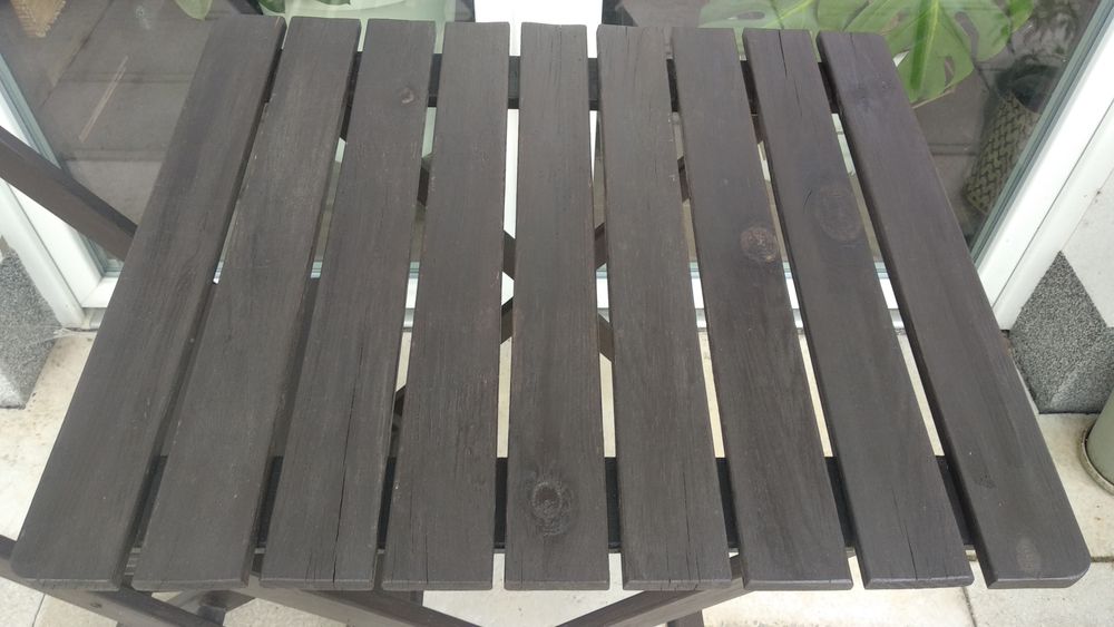 Stolik i krzesło na balkon, taras