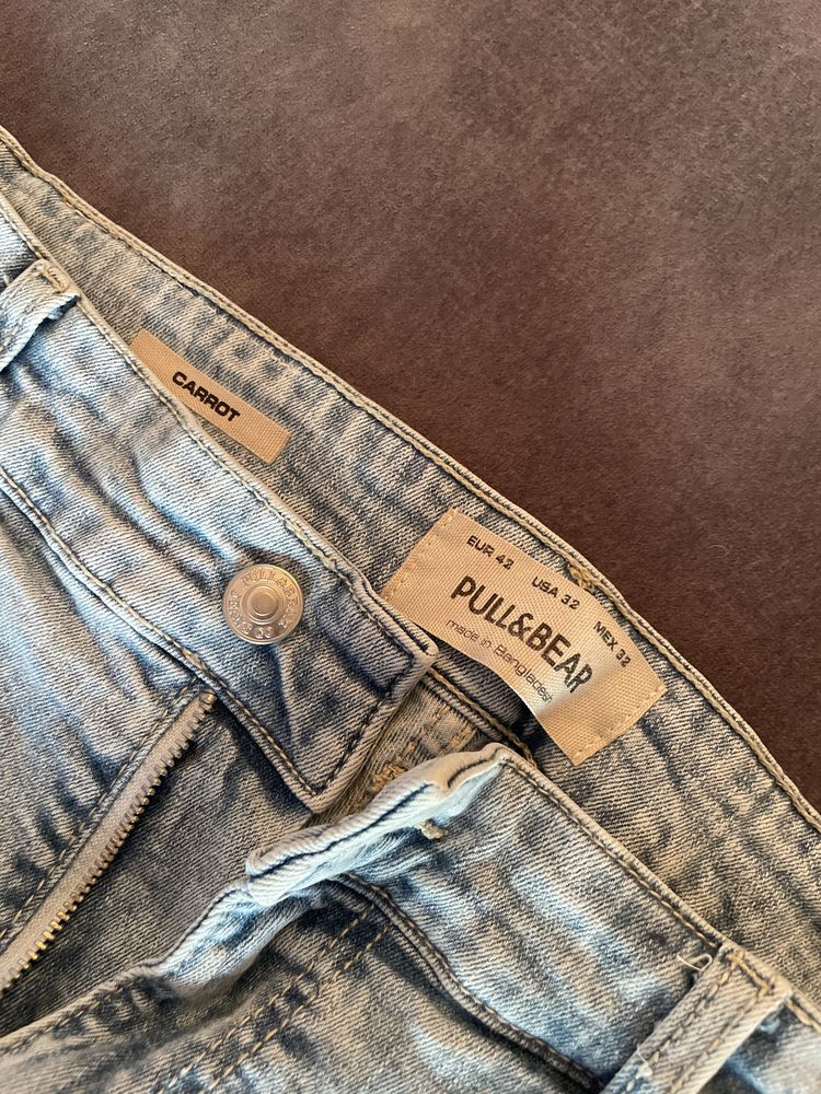 Spodnie jeansowe Pull Bear rozmiar 32 stan bardzo dobry