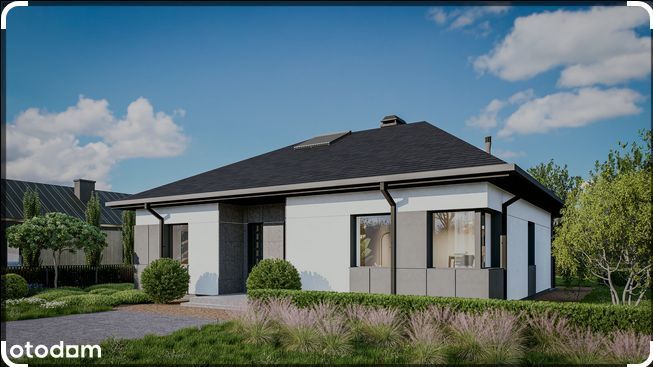 Działka z rozpoczętą budową ul. Niwicka