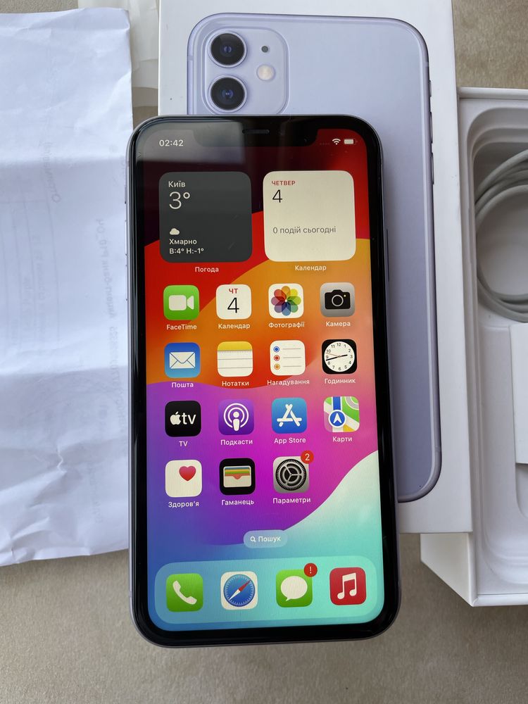 iPhone 11 64 gb купувався в Comfy в грудні 2019