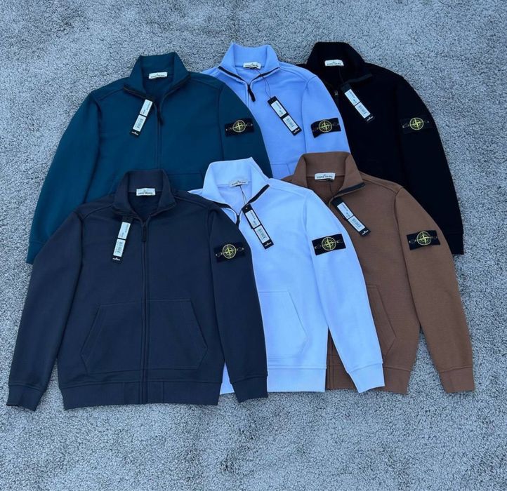 Олімпійка Stone Island | Кофта Стон Айленд На молнии | Мужской Стоник