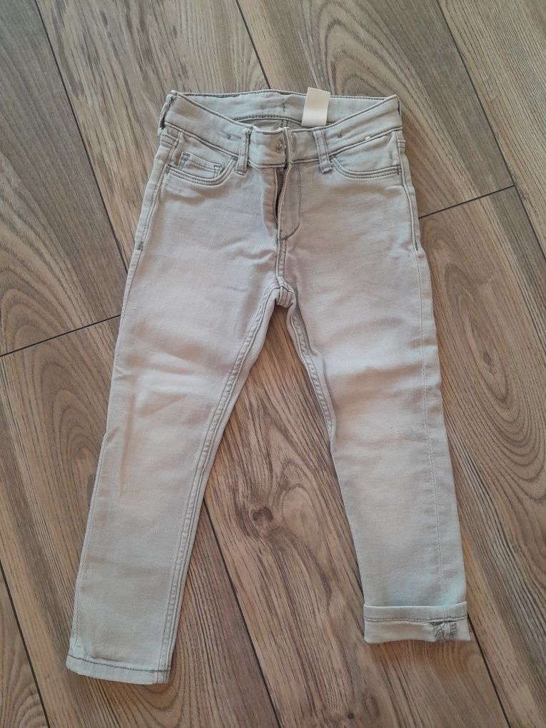 Spodnie jeansy rurki r 98