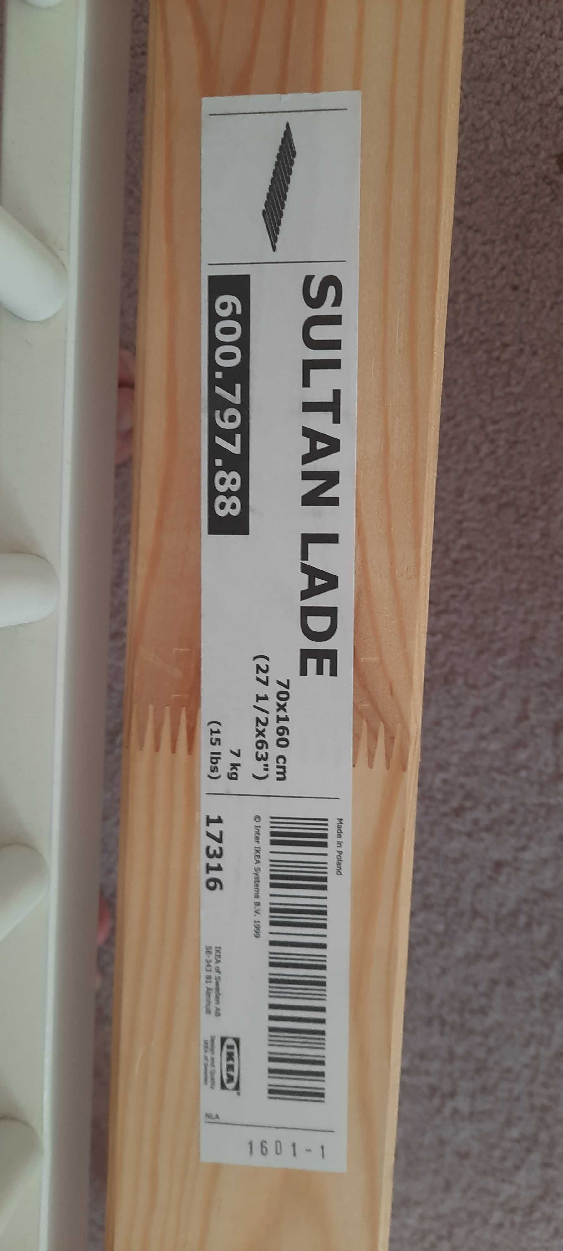 Łóżko łóżeczko Sultan Lade IKEA z materacem