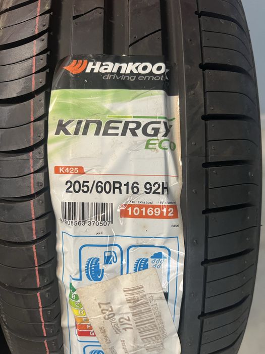 Шини,Резина,Нові,Пара,Літо 205/60/16 92H Hankook Kinergy Eco
